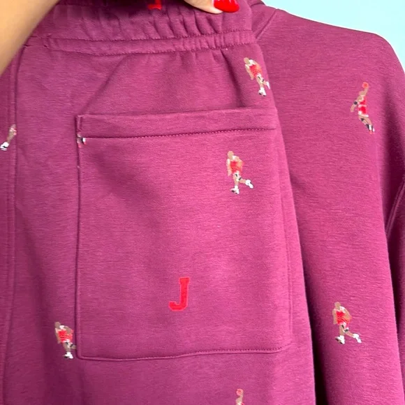 Jordan Maroon Tracksuit with Jordan Accents - Picture 6 of 8